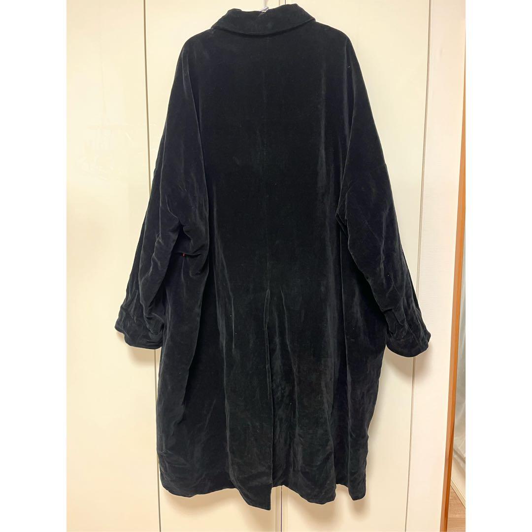 CASEY CASEY BIG BLOBBY COAT velvet ケーシー