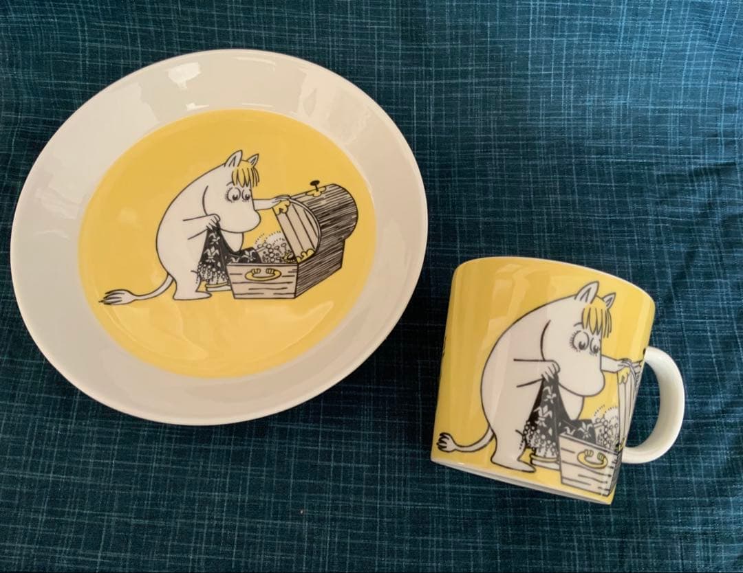 ムーミン　プレート&マグカップセット　 フローレン