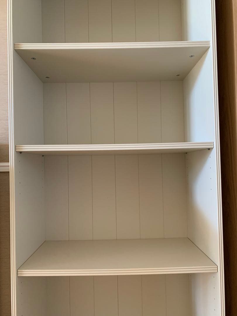 送料込み　IKEA イケア　LOMMARP ロマルプ 本棚 4段 アイボリー