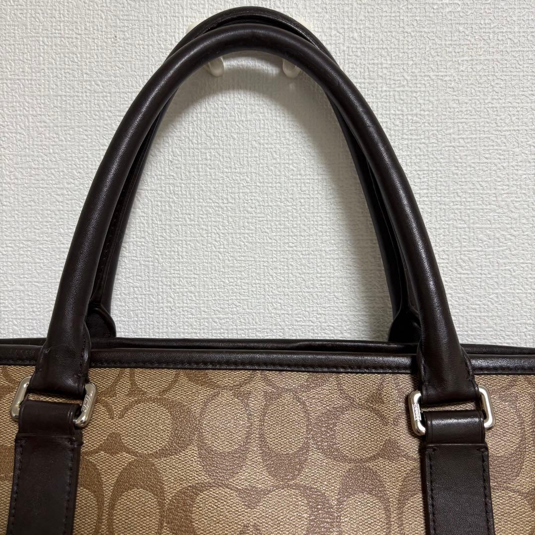 【良品】COACH コーチ ビジネスバッグ トートバッグ F71103