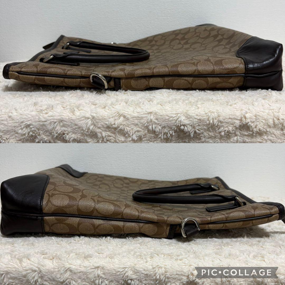 【良品】COACH コーチ ビジネスバッグ トートバッグ F71103