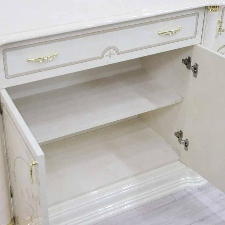 サルタレッリ フローレンス 4ドア キャビネット アイボリー イタリア 管理01