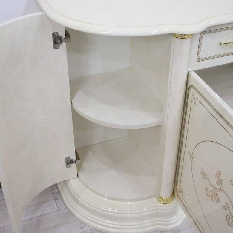 サルタレッリ フローレンス 4ドア キャビネット アイボリー イタリア 管理01