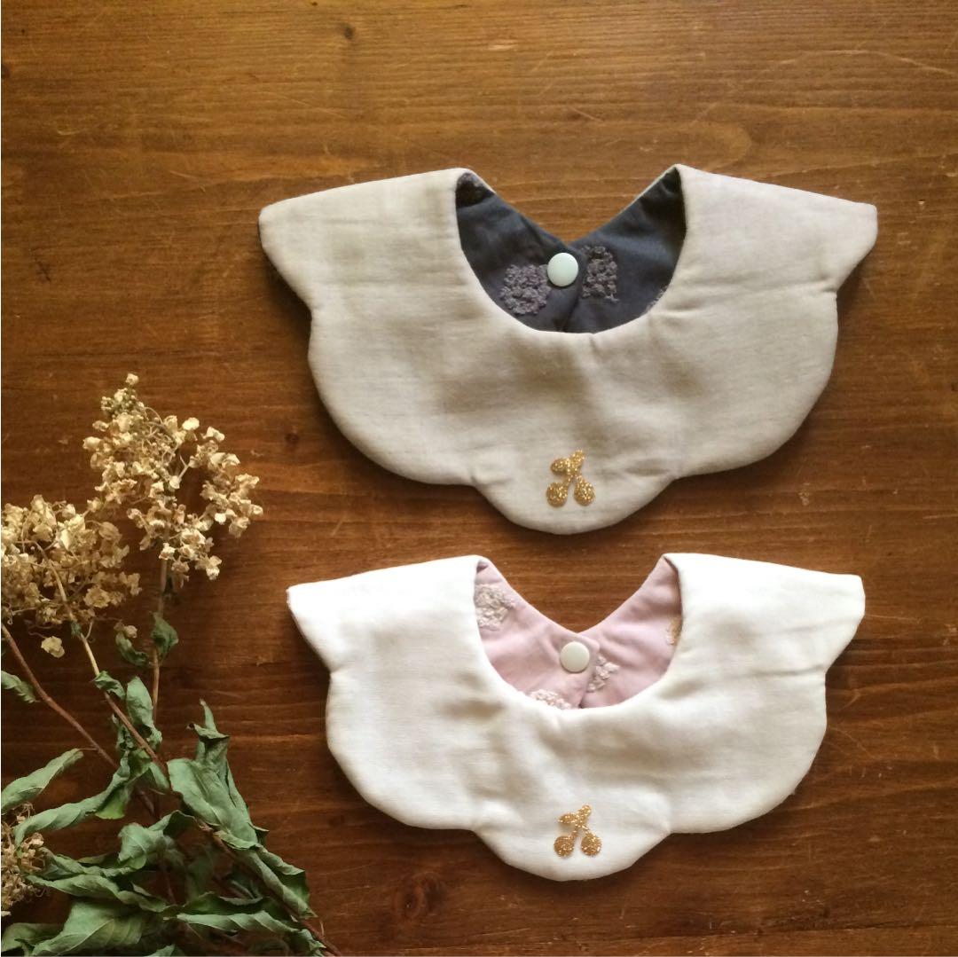 New!!アナベル刺繍⌘ハンドメイドスタイ