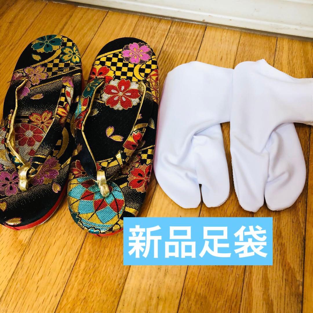 豪華7歳完全フルセット‼️豪華黒地ラメキッラキラ⭐︎花車扇金彩刺繍煌びやか見惚れる❤️