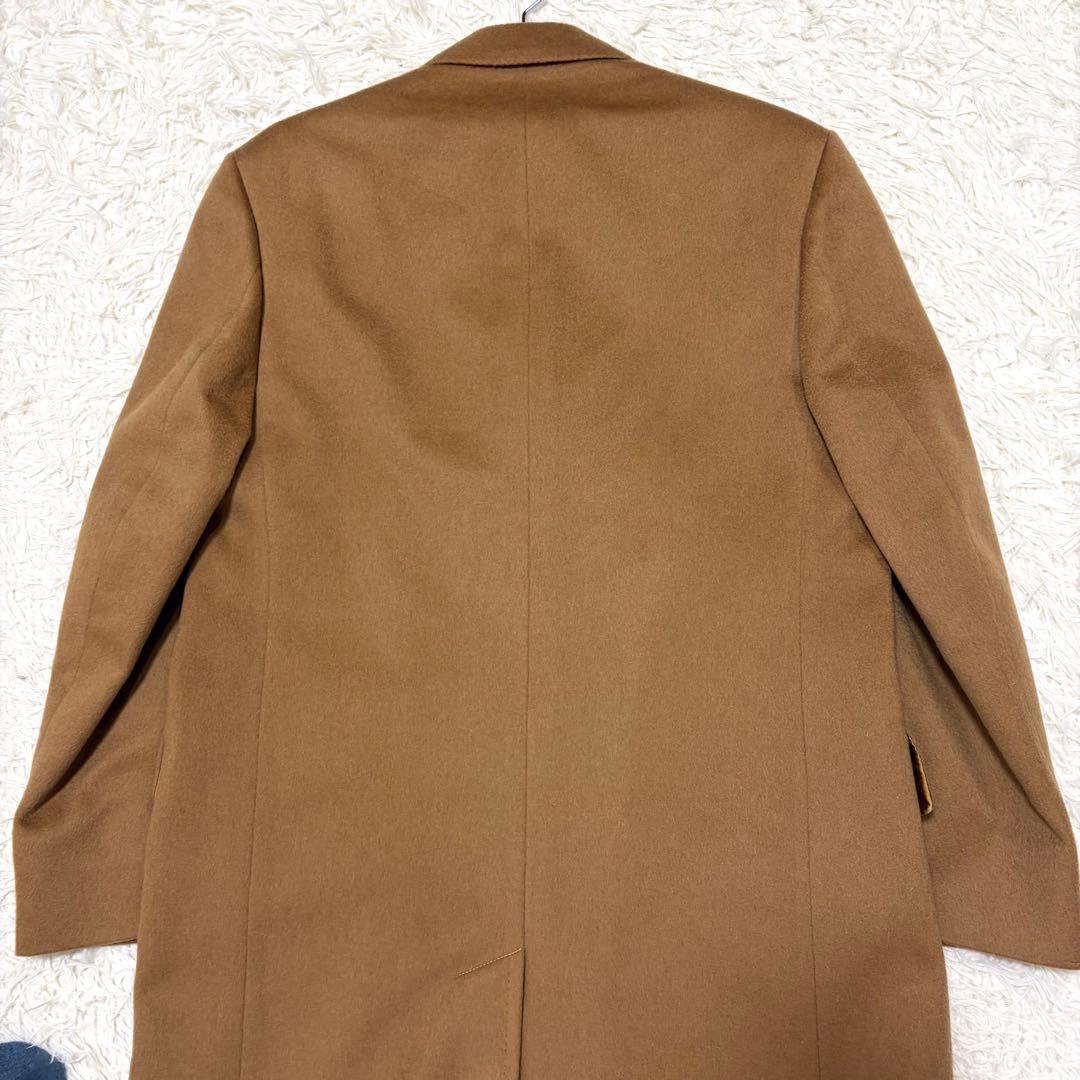 カシミヤ100%✨Aquascutum アクアスキュータム チェスターコートＭ