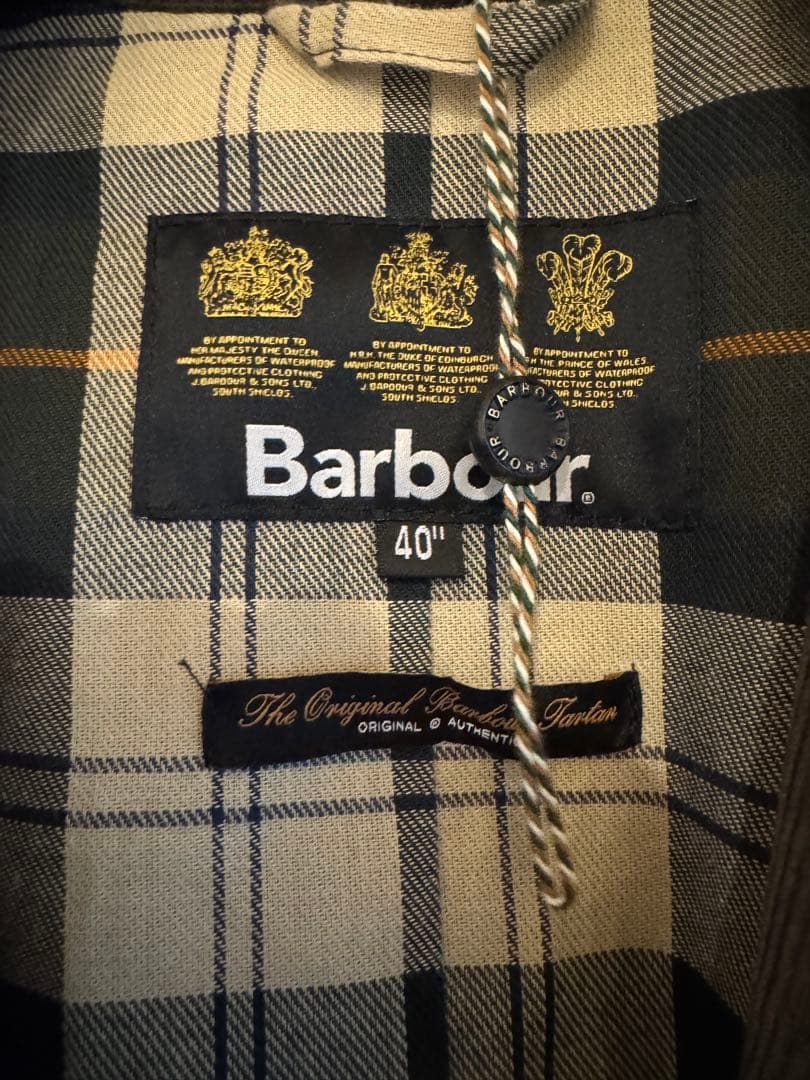 Barbour　バブアー　トレンチコート　2レイヤー　サイズ40