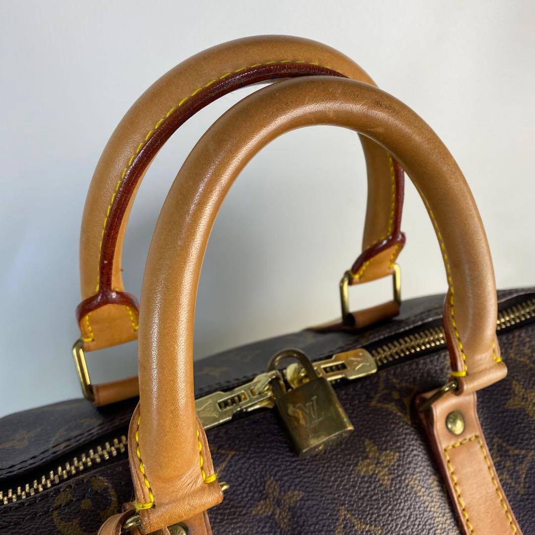 ルイヴィトン　ボストンバッグ　キーポル45 モノグラム　PVC ブラウン