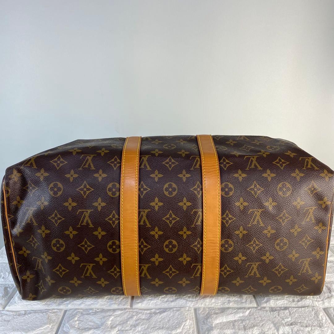 ルイヴィトン　ボストンバッグ　キーポル45 モノグラム　PVC ブラウン