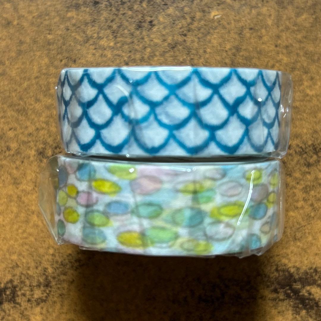 マスキングテープ #4681 ミナペルホネン マーメイド　ジェリービーンズ