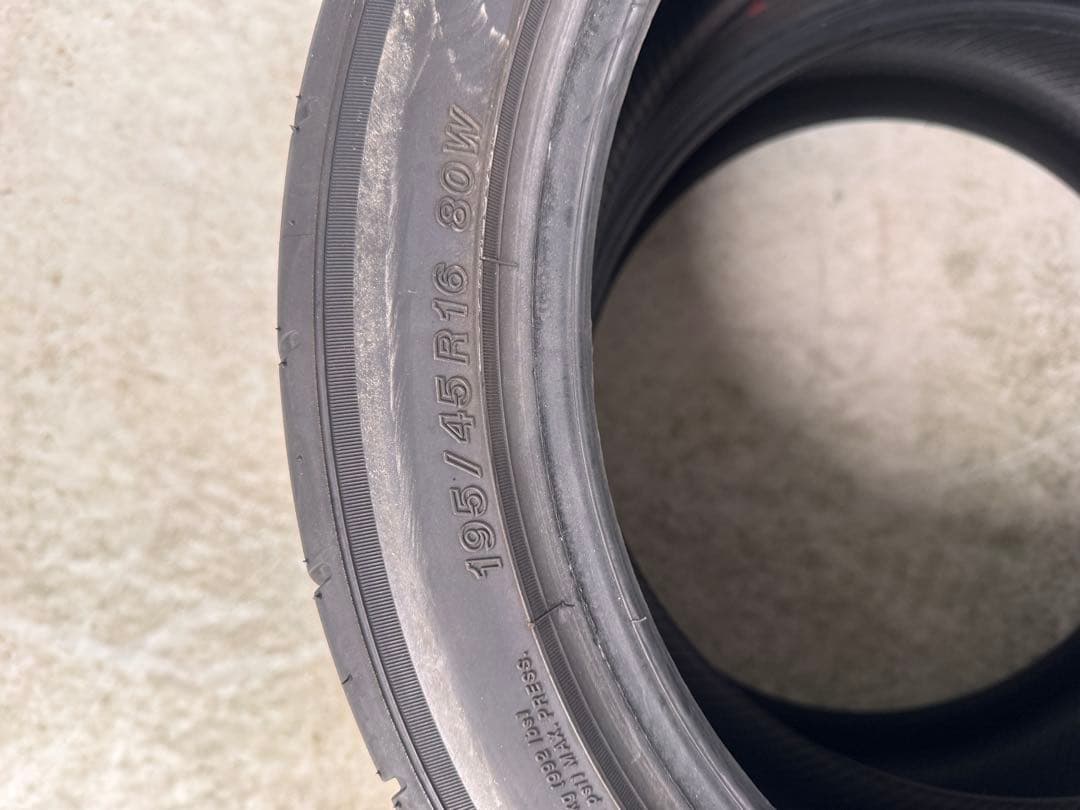 ネオバAD09 195/45R16 ２本セット　S660