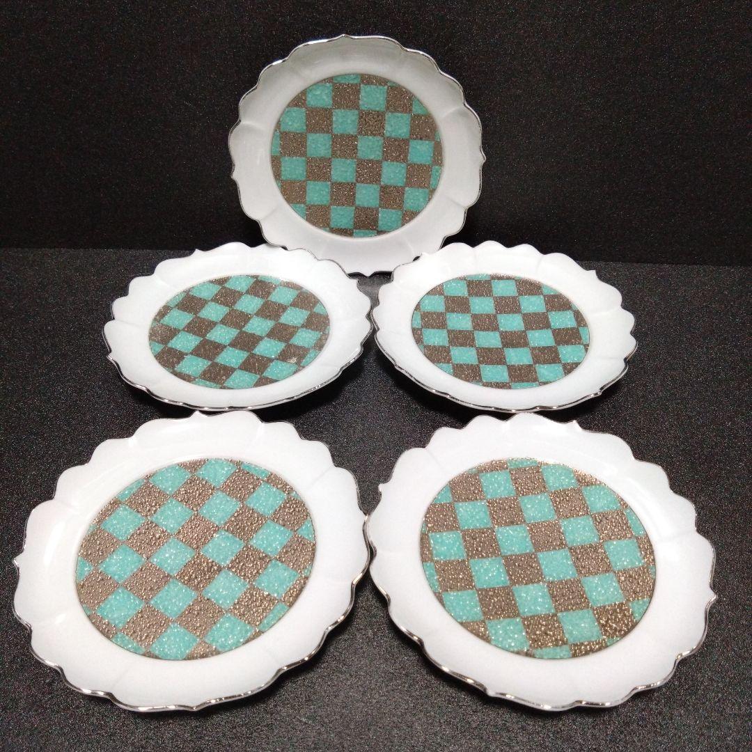 有田焼 徳幸窯 銘々皿5枚　お祝い