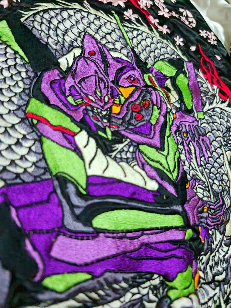 EVA orient 維結 日本 限定 スカジャン unisex 2面用