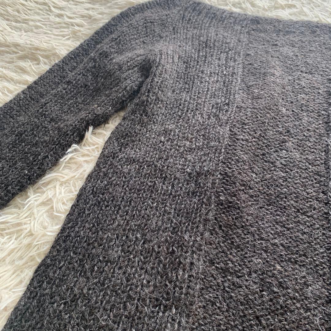 【新品未使用】グランピエ アルパカ セーター　ハンドニット　ペルー製
