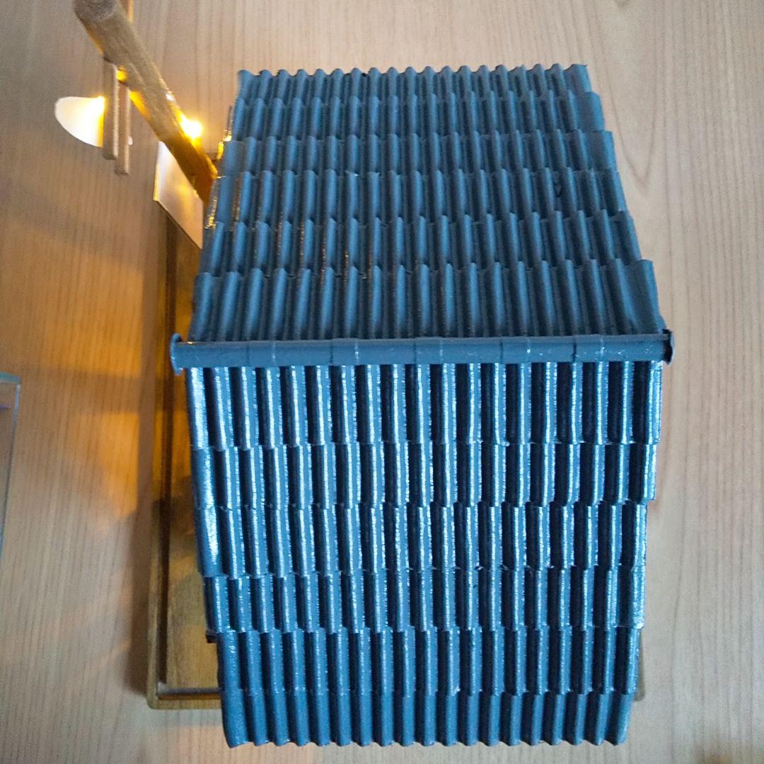 アクリルケース、ライト付きミニチュア昭和の駄菓子屋＆サザエさんフィギュアセット