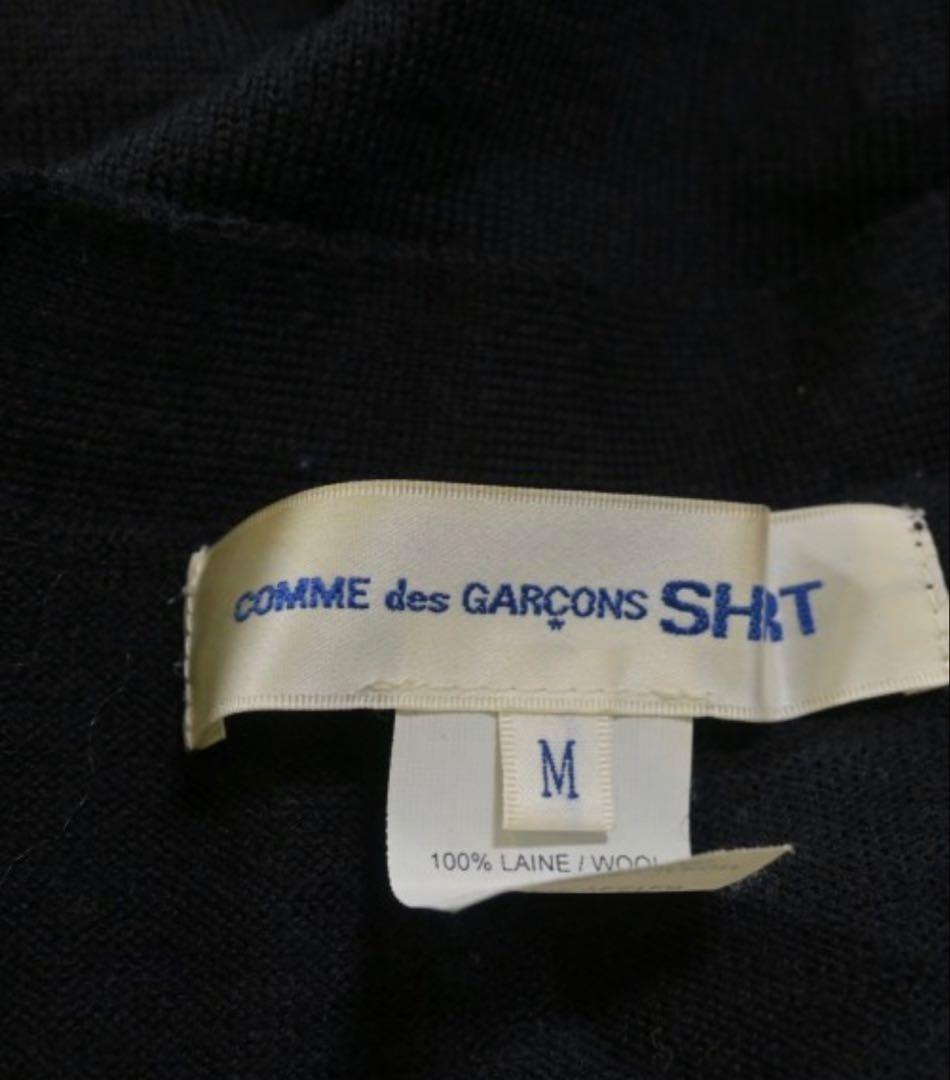 COMME des GARÇONS SHIRT ブラックカーディガン M