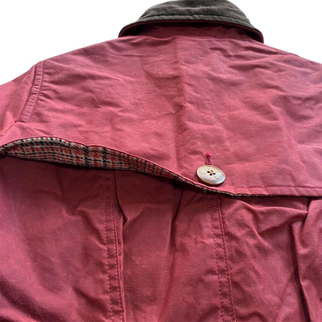 KAPITAL 高密度綿100%オイルコーティングオリバーコート 赤 サイズ0