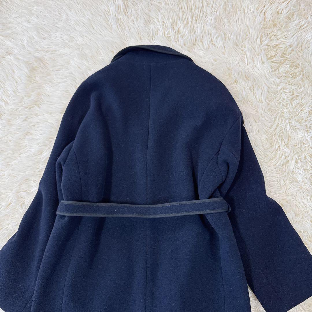 極美品　45R メルトンコート　パイルカット パイピング　原稿タグ 近年