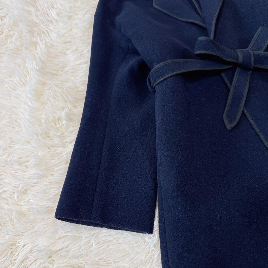 極美品　45R メルトンコート　パイルカット パイピング　原稿タグ 近年