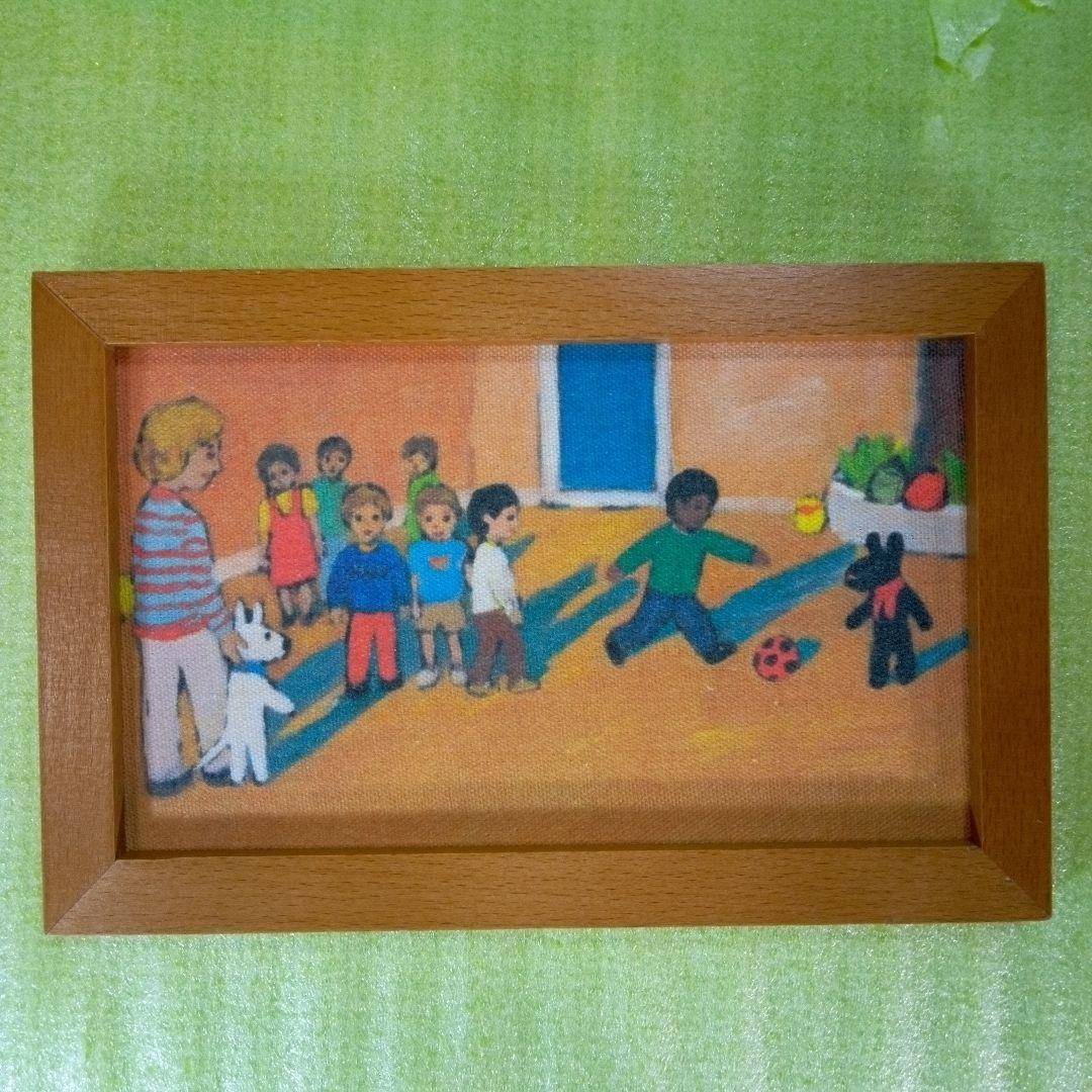 リサとガスパールのであい　リサガス　 額縁　ミニアートフレーム　レア　希少