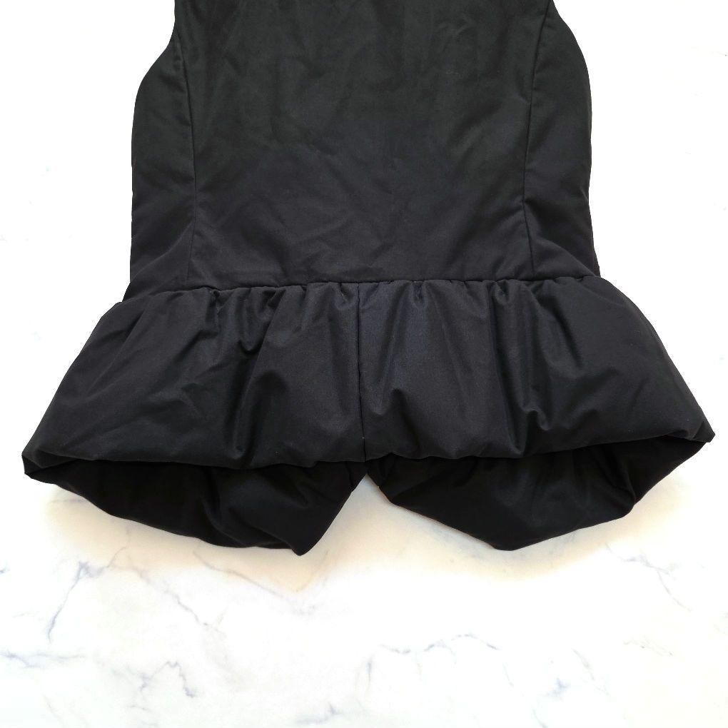 美品 SPORTMAX CODE 中綿ベスト 42 L 黒 立体シルエット