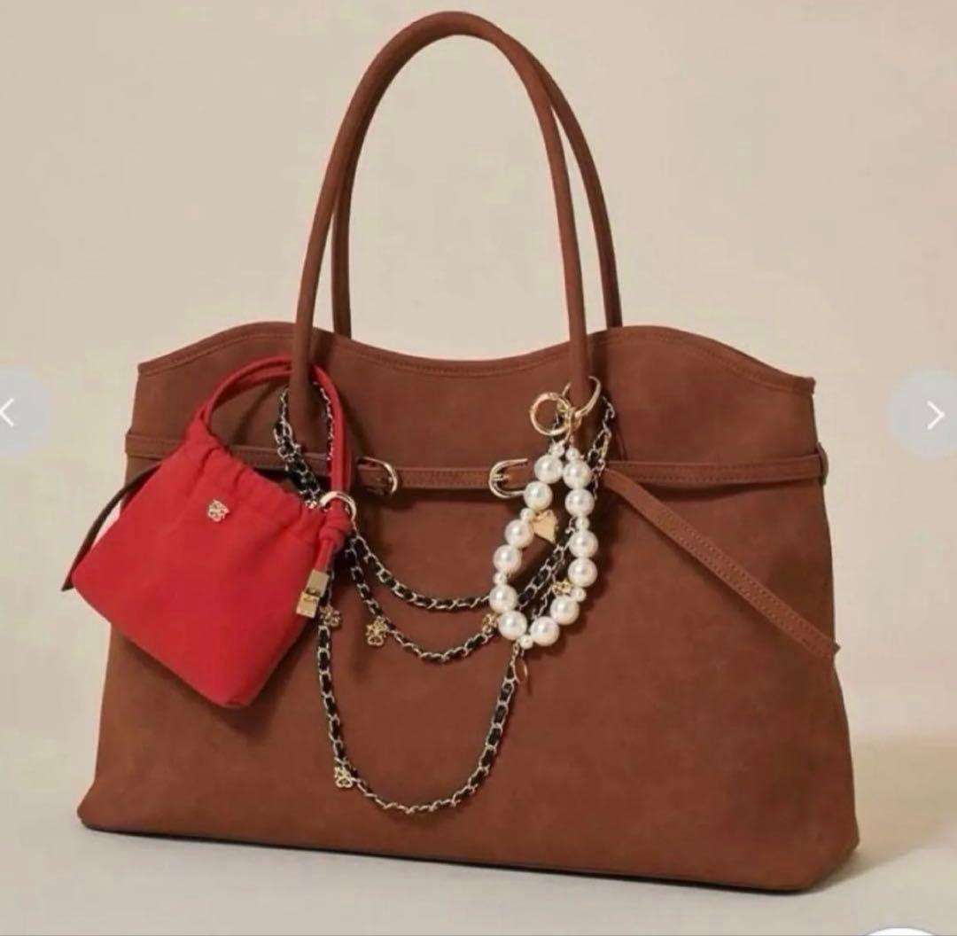 snidel ソフトベルトトートバッグ