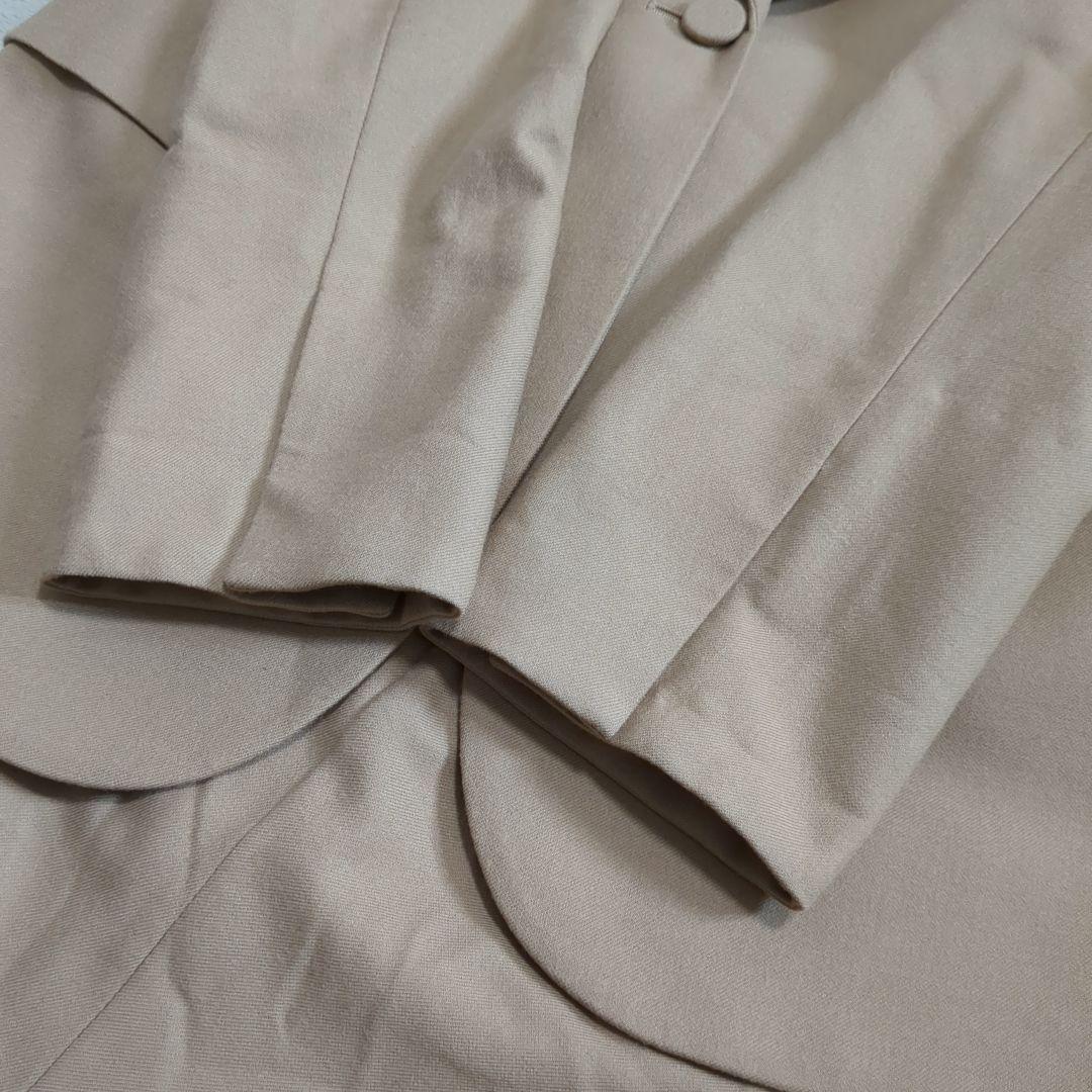 美品 セオリー サクソニー パンツスーツ セットアップ ベージュ 2サイズ