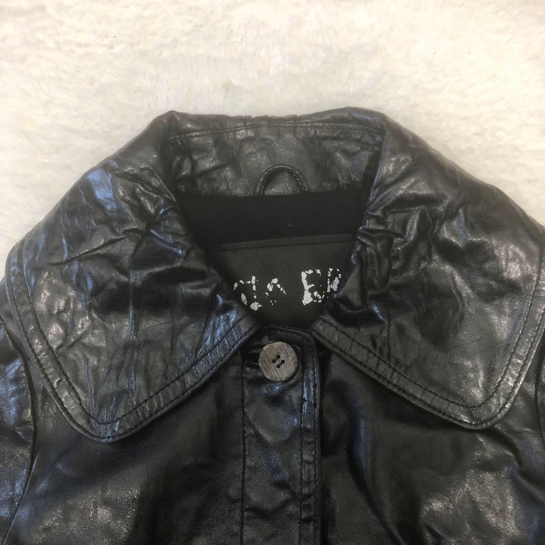 GIORGIO BRATO レザージャケット　本革　裏地　カシミヤ混　40