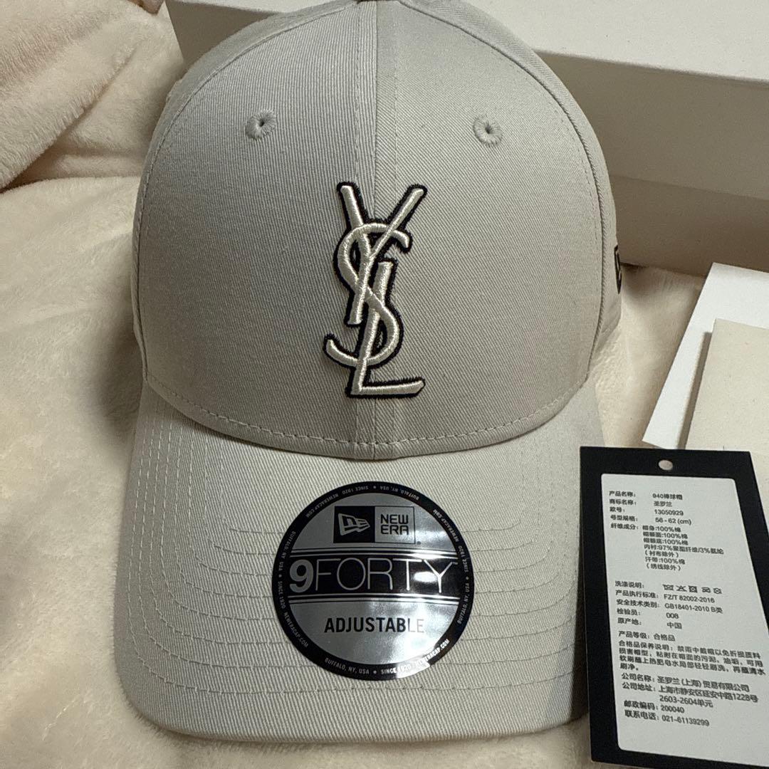 取り置き中 サンローラン ニューエラ キャップ エクリュ