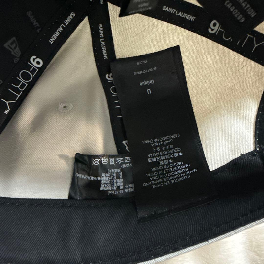 取り置き中 サンローラン ニューエラ キャップ エクリュ