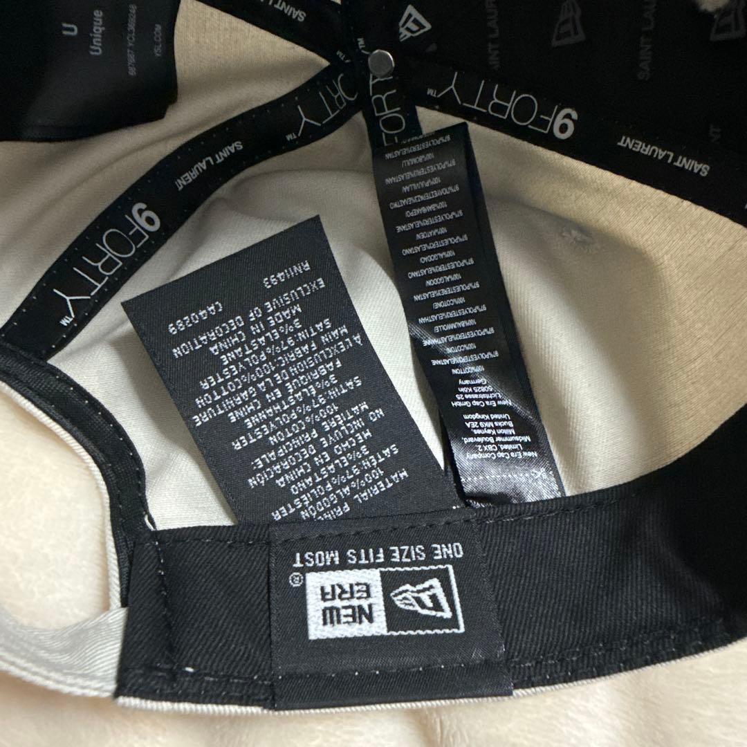 取り置き中 サンローラン ニューエラ キャップ エクリュ