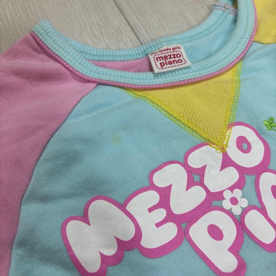 mezzo piano カラフル長袖ドレス