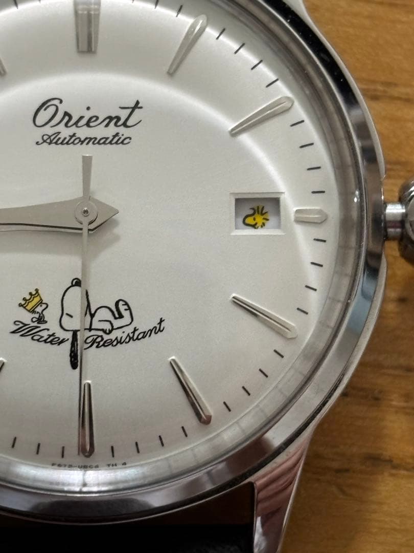 Orientバンビーノ38 PEANUTS 75周年記念スヌーピー