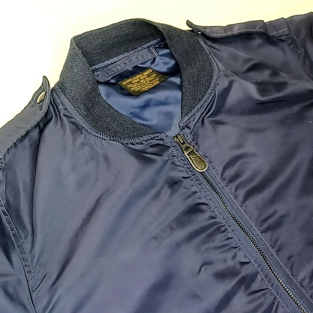 【希少XL★美品】AVIREX　L-2A　フライトジャケット　ネイビー