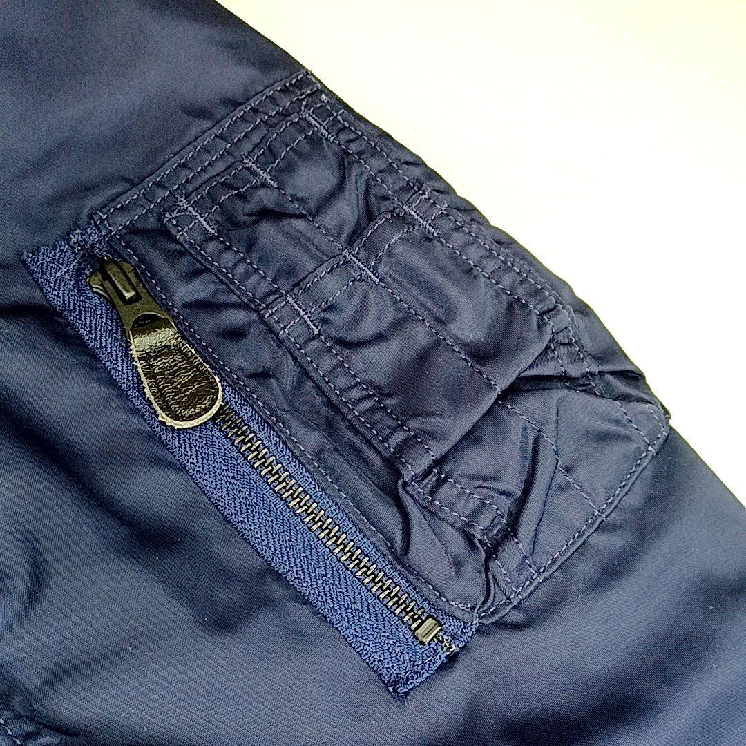 【希少XL★美品】AVIREX　L-2A　フライトジャケット　ネイビー