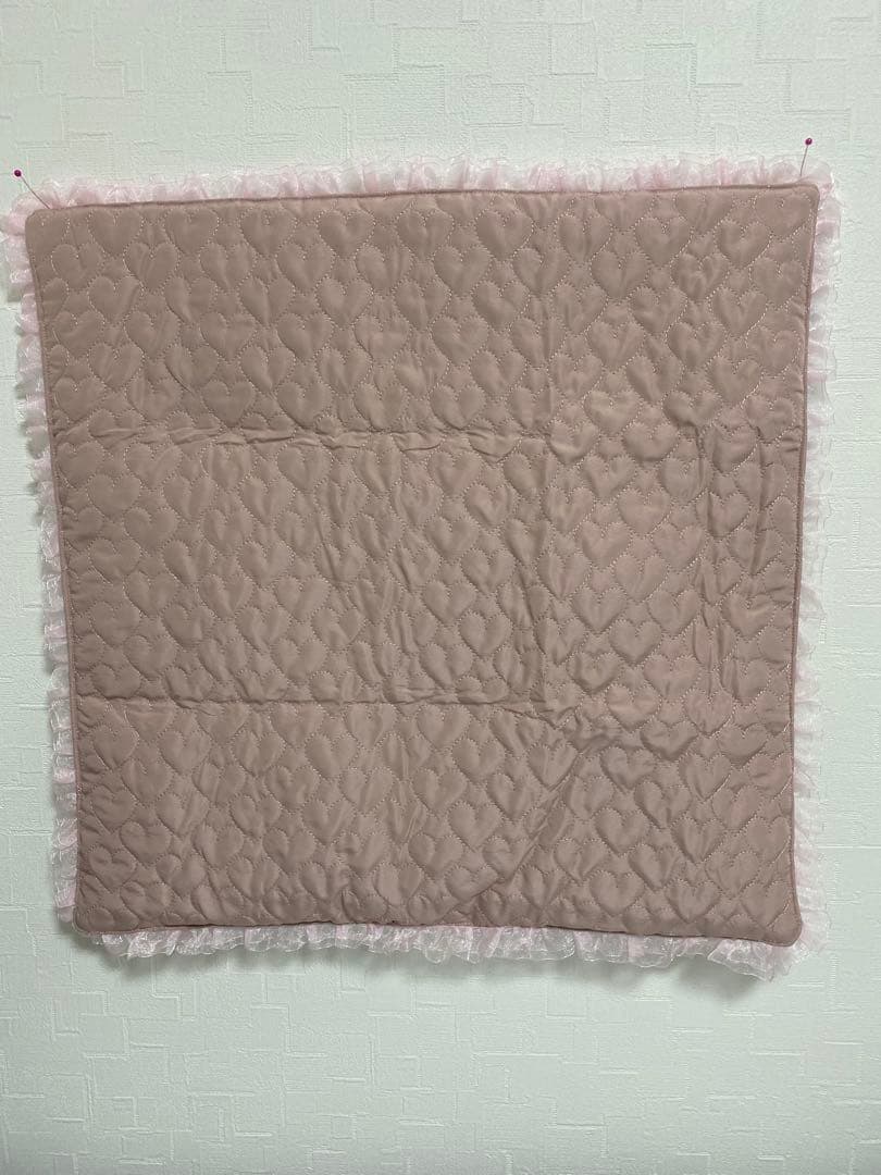 トイプードル♡カフェマット　布バスケット　バッグインバッグ