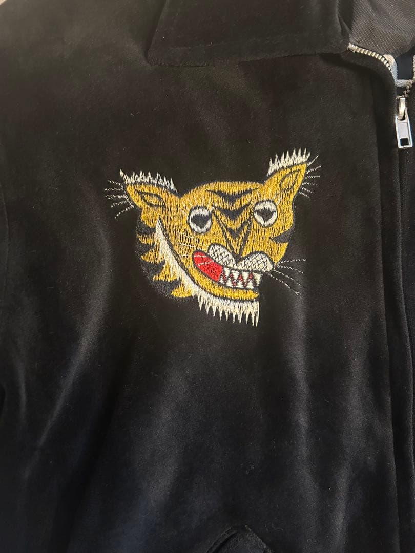 スカジャン 虎刺繍 カンボジア・ベトナムデザイン ベトジャン