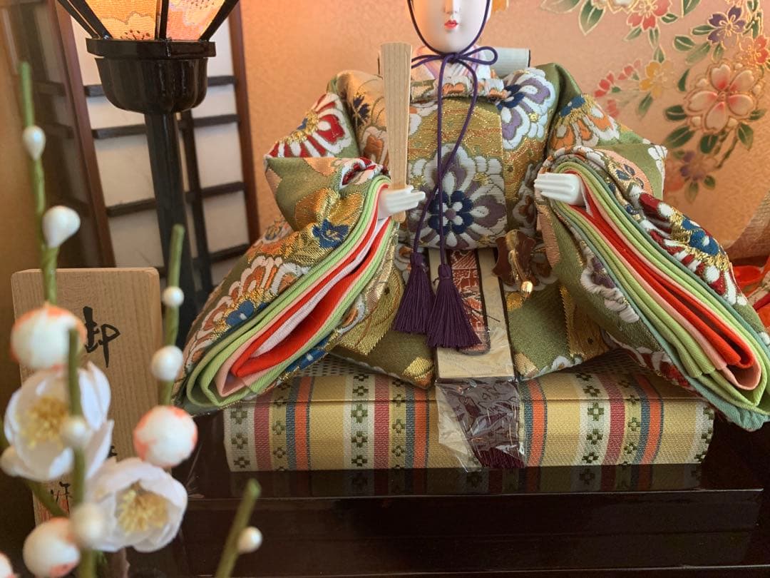 元祖⭐︎白蛇の御守屋yuki　愛らしい美男美女　親王飾り　雅秀作