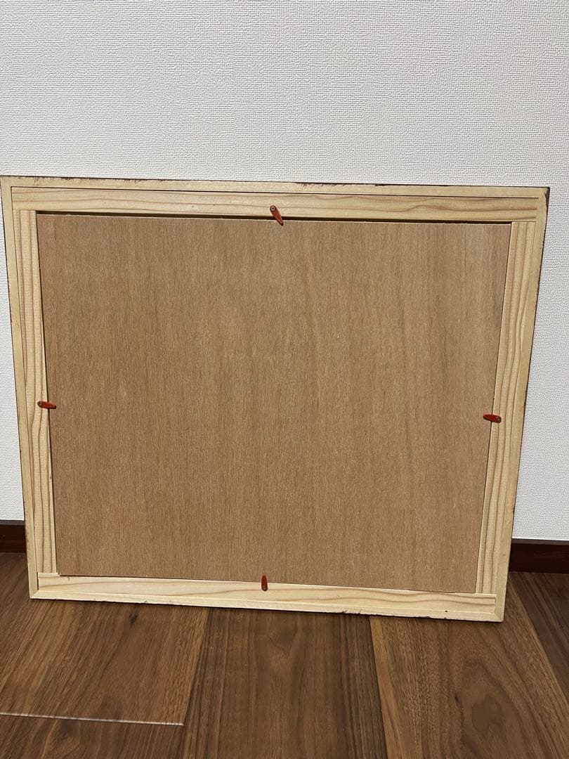 ビンテージ風 ティーポット刺繍アート