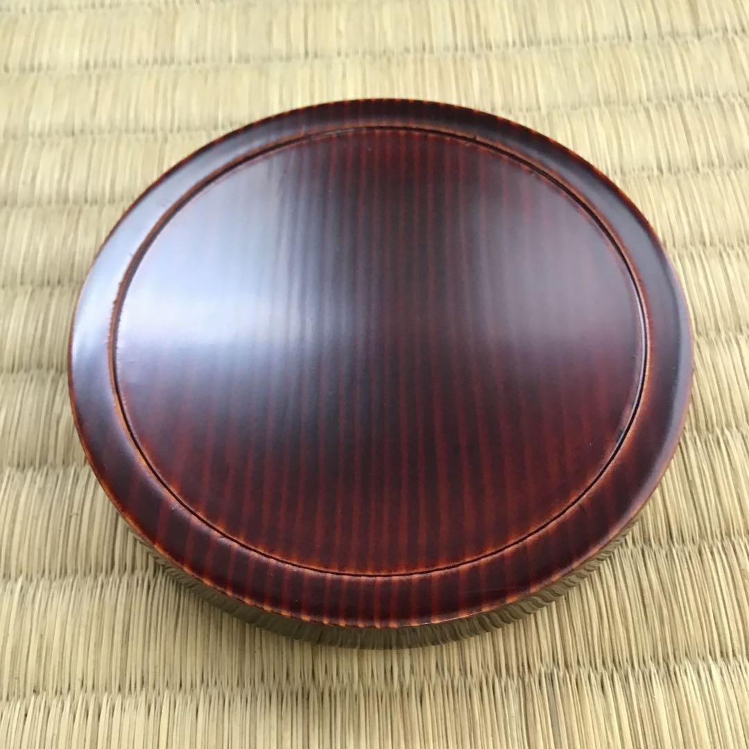 茶道具　香合　南禅寺古材使用　香合　宗陵作　塩沢泰定箱書　共箱　紙箱　S77KG