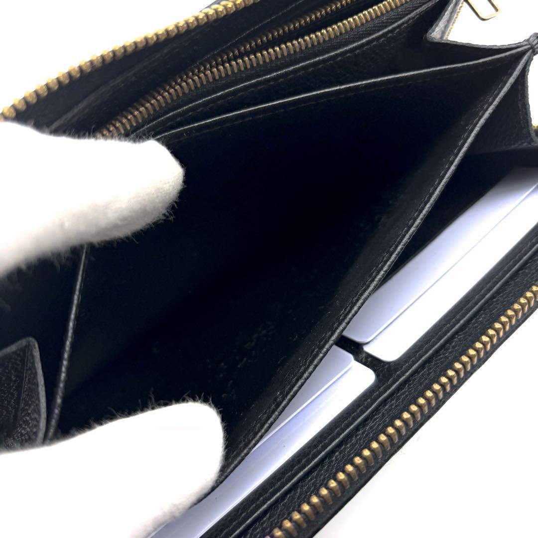 最終価格【極美品✨】ルイヴィトン 長財布 アンプラント ジッピーウォレット 黒