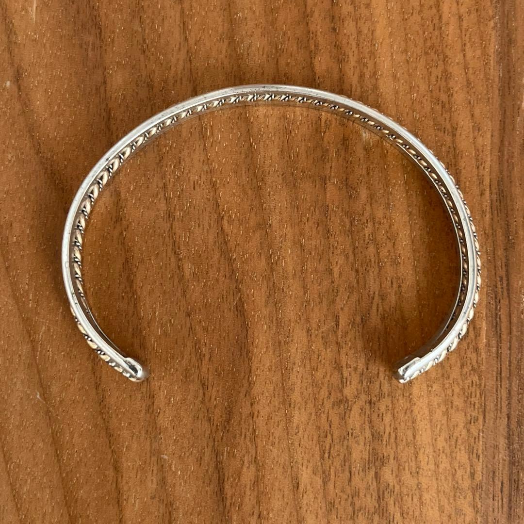 レア　ナバホ族　スターリングタホ　バングル