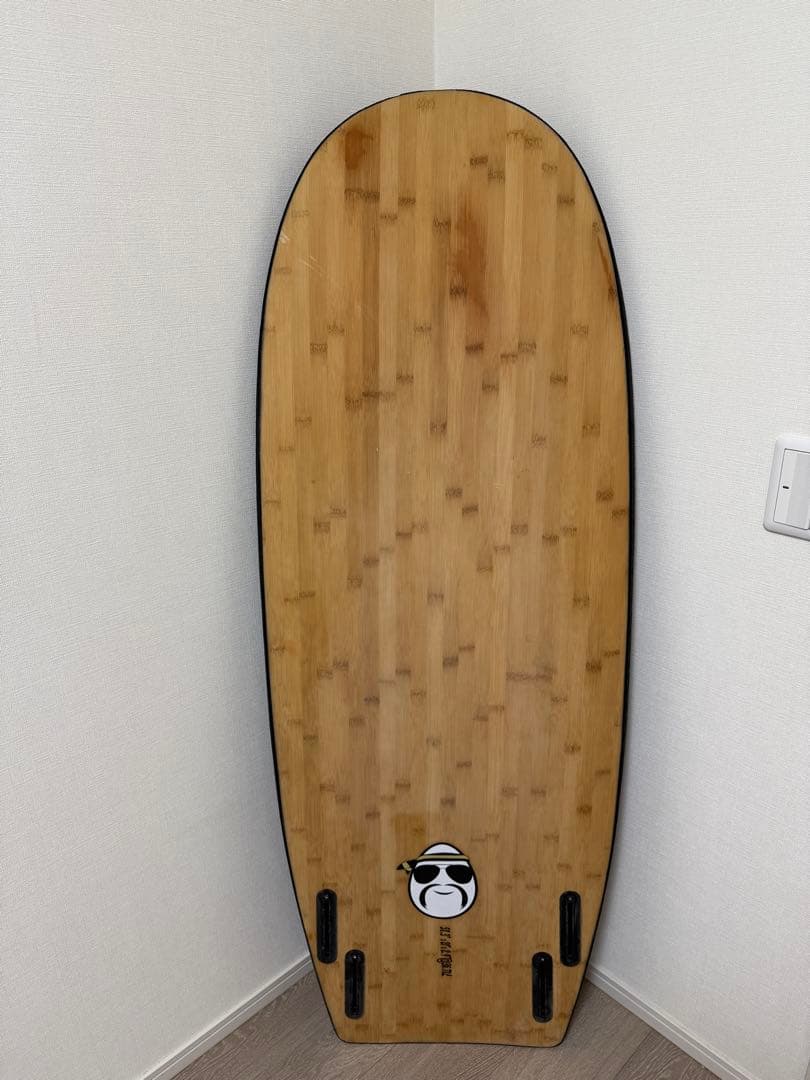 k*m様 【湘南手渡し】美品ハイブリッドソフトサーフボード ミニシモンズ系 小波