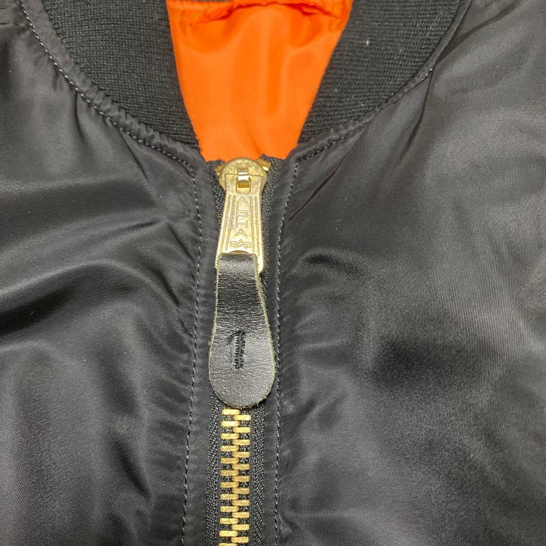 alpha ma-1 BLACK 黒　90s アメカジ