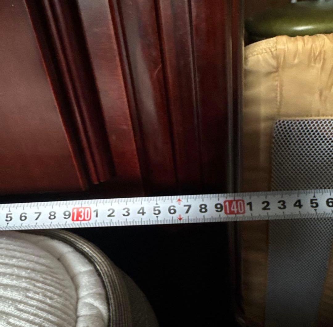 無垢材ベッドフレーム Kingsdown マットレス セット　セミダブル　レトロ