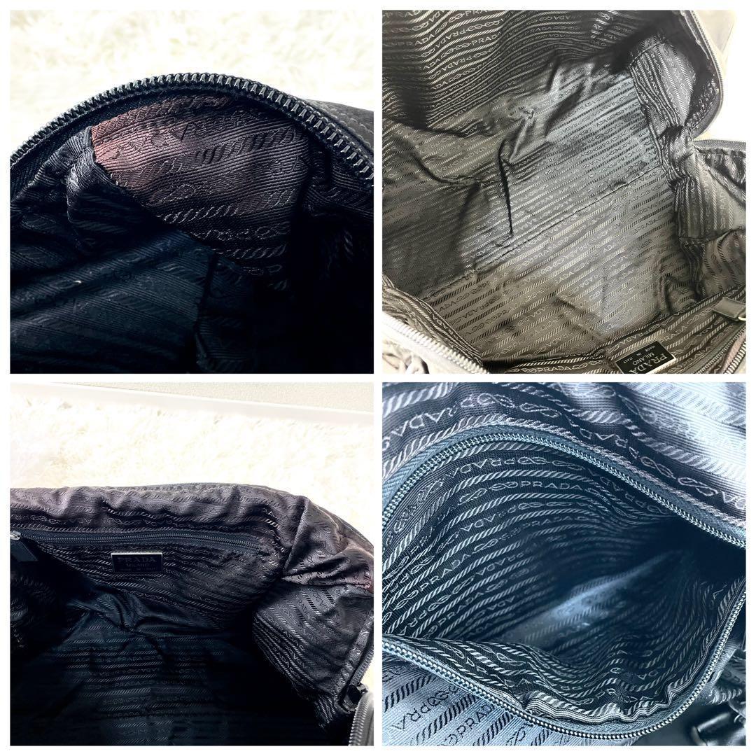 プラダ　PRADA ボストンバッグ　旅行カバン　大容量　ブラック　ナイロン