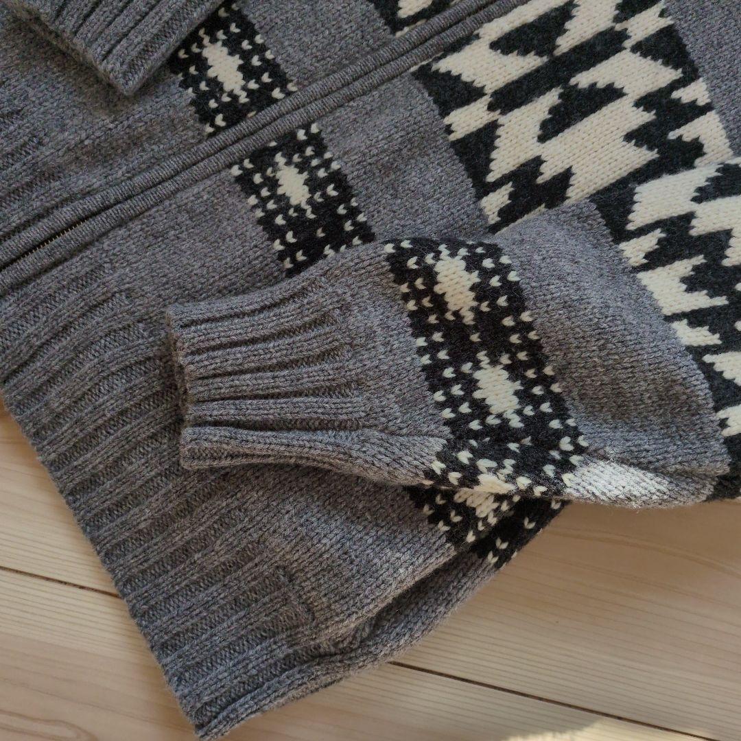 エコ様　極美品　フレームワーク　ジャガードZIPカーディガン