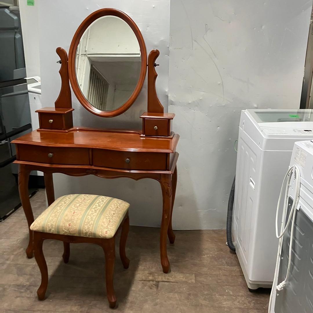 33F 猫脚 ドレッサー 鏡台 アンティーク調  ヨーロピアン イタリア製