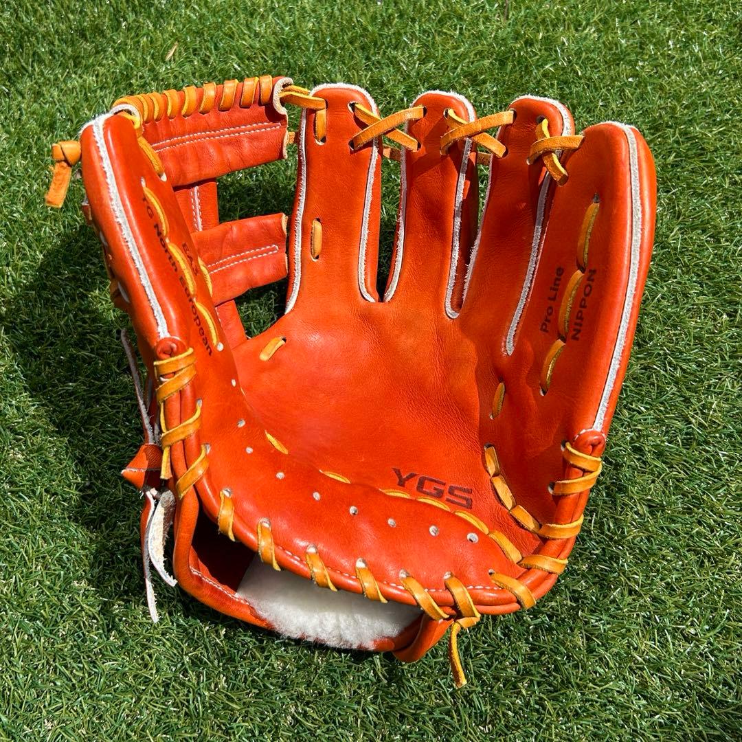 YGS 硬式グラブ EA3 ブラウンオレンジ
