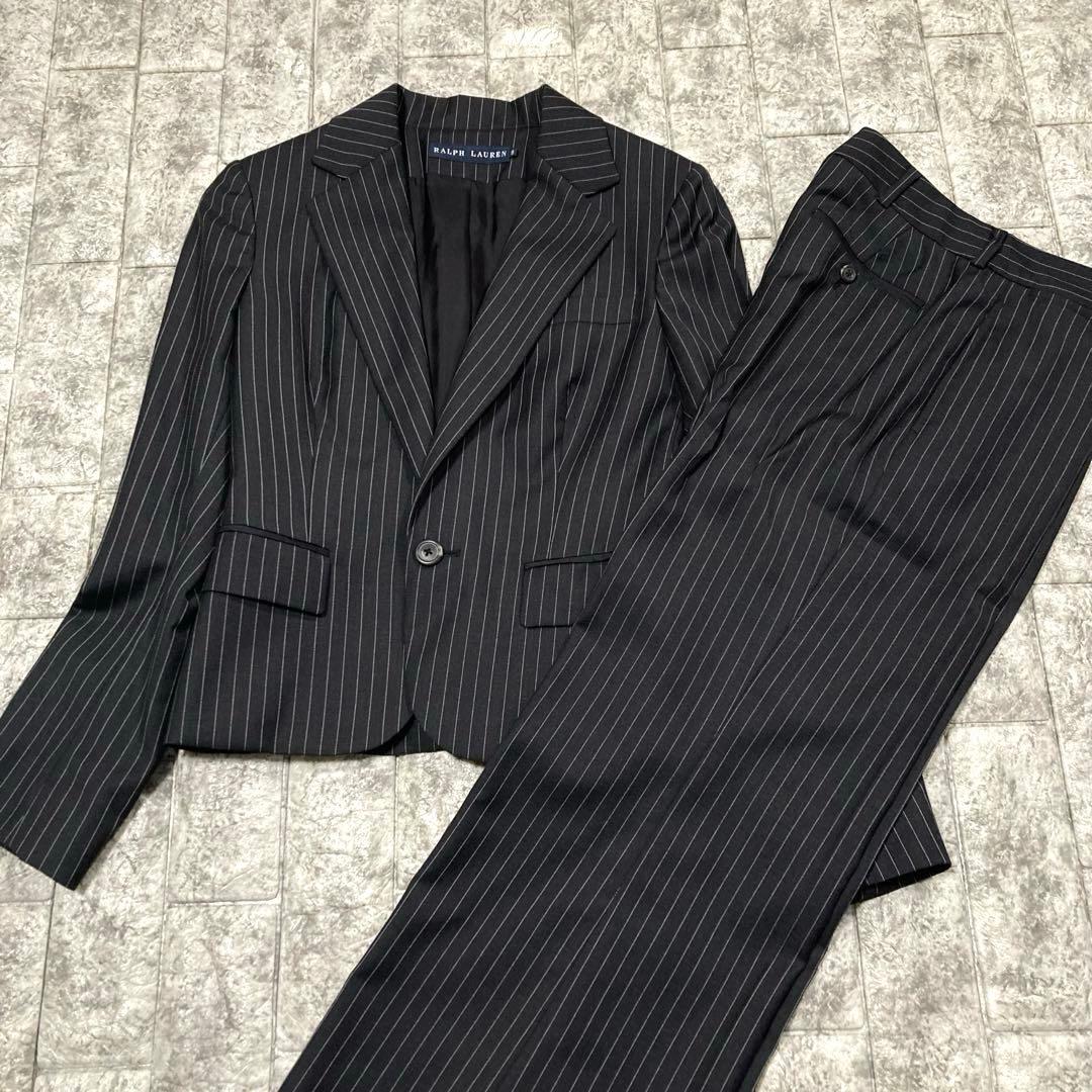 M@複数出品中ラルフローレン　パンツスーツ　セットアップ　光沢